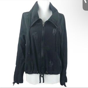 Nanette Lepore Size XL
Windbreaker Athletic Jacket Full
Zip Perforated Punched